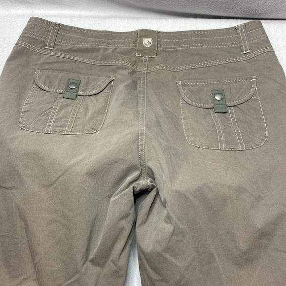 Kuhl Vintage Patina Dye khaki cargo pants size 12 - Picture 3 of 10